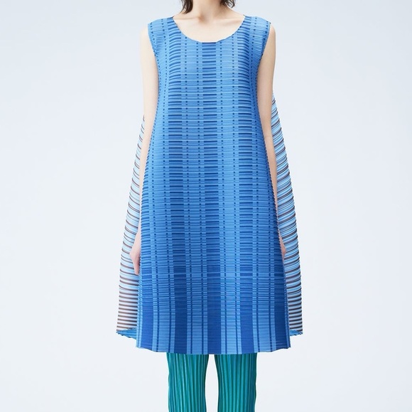 Issey Miyake Pleats Please Dress VEGE MIX 2 - Picture 2 of 9